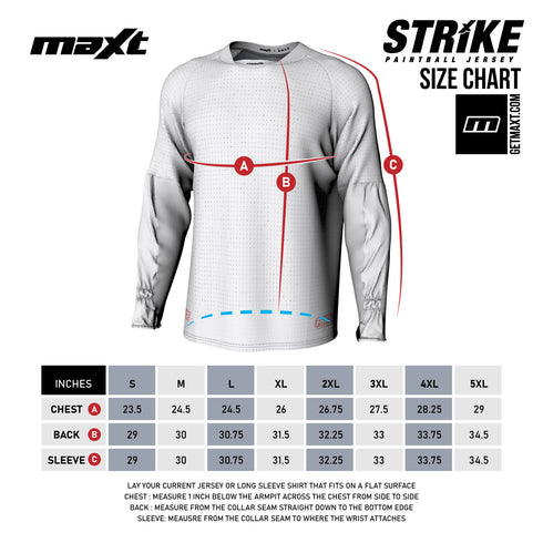 Strike Paintball Jersey - Refine Blue and Red